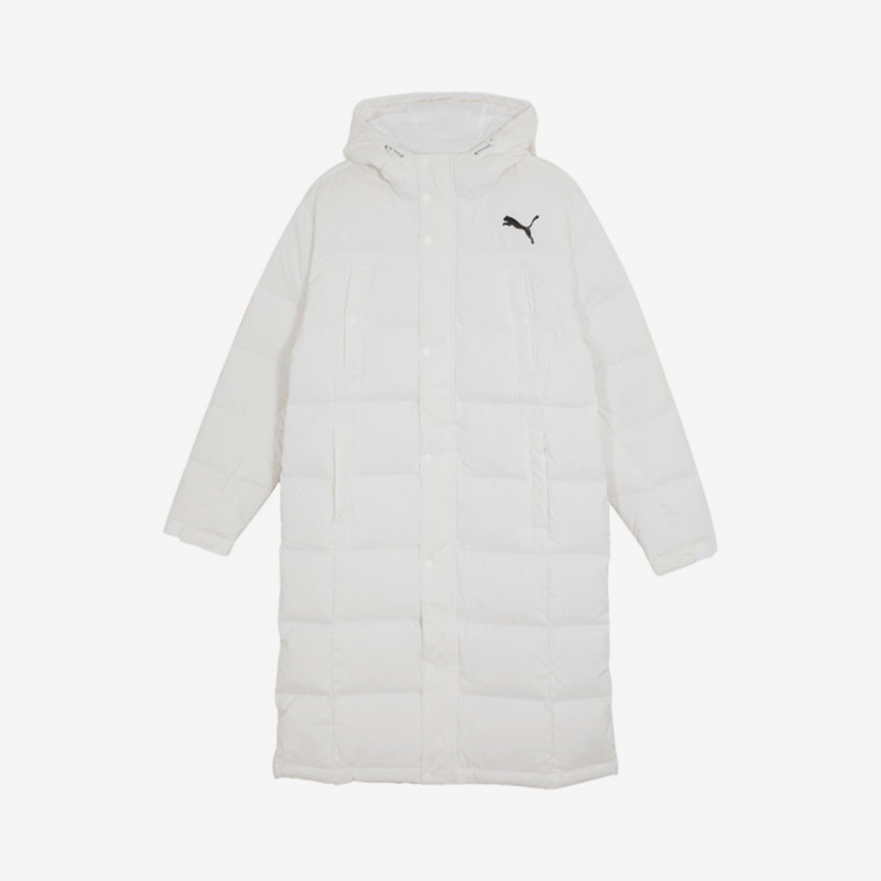 Puma/彪马正品冬季男女款休闲运动保暖长款羽绒服674277-02