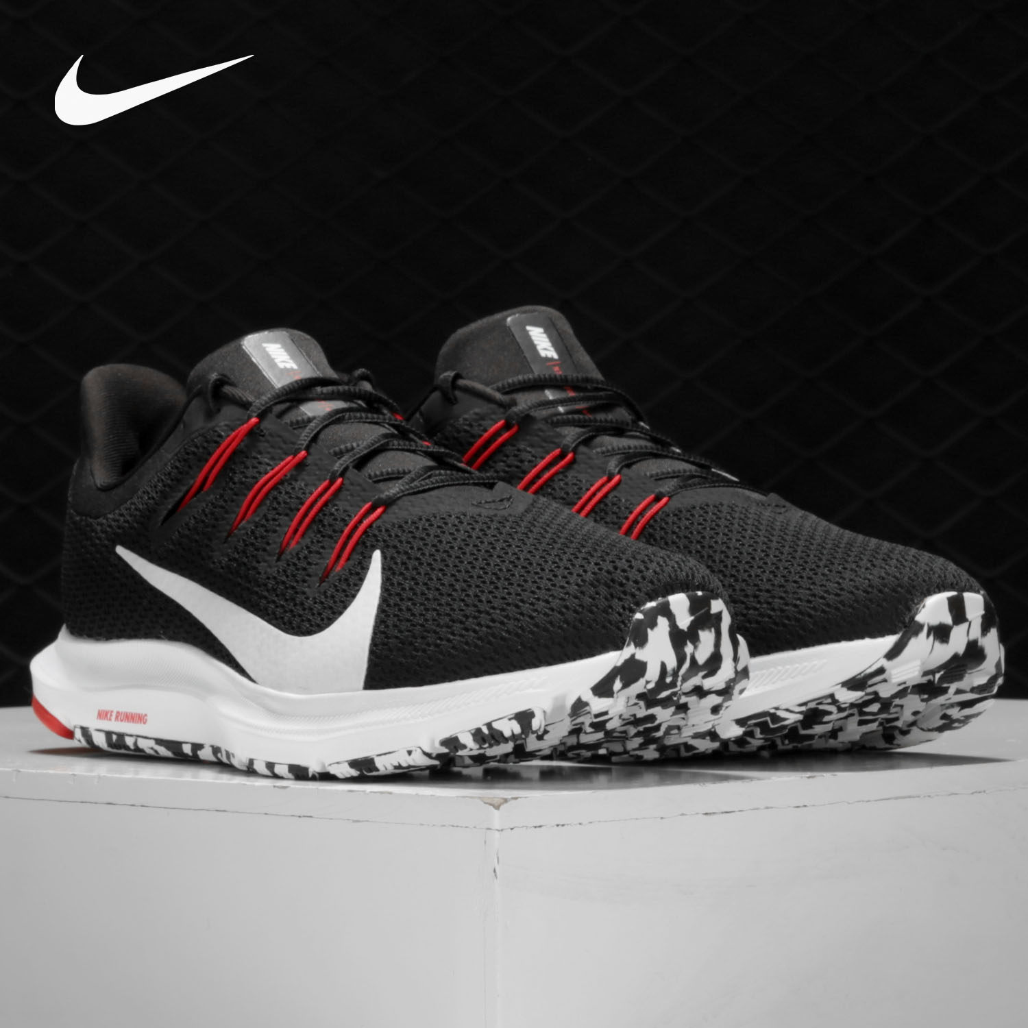 nike/耐克官方正品quest 2 男女透气缓震网面跑步鞋 ci3787-008