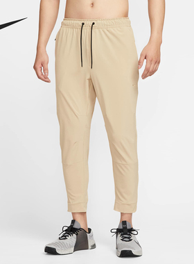 Nike/耐克官方正品春秋男士梭织训练系带透气简约长裤FB7549-251