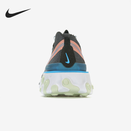 Nike/耐克官方正品REACT ELEMENT 55男士缓震运动跑鞋BQ6166-300
