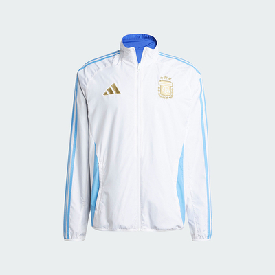阿迪达斯男士足球双面夹克外套