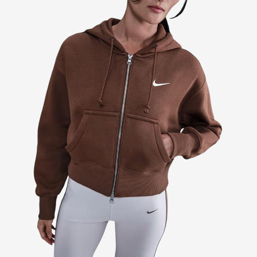Nike耐克正品Sportswear女连帽拉链款宽松长袖卫衣HV2427-265