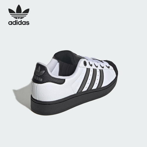 Adidas/阿迪达斯正品三叶草GS女子大童耐磨贝壳头板鞋JQ0313