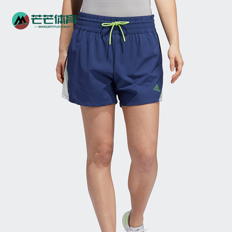 Adidas/阿迪达斯正品夏季女士系带中腰弹力高尔夫运动短裤FK0616