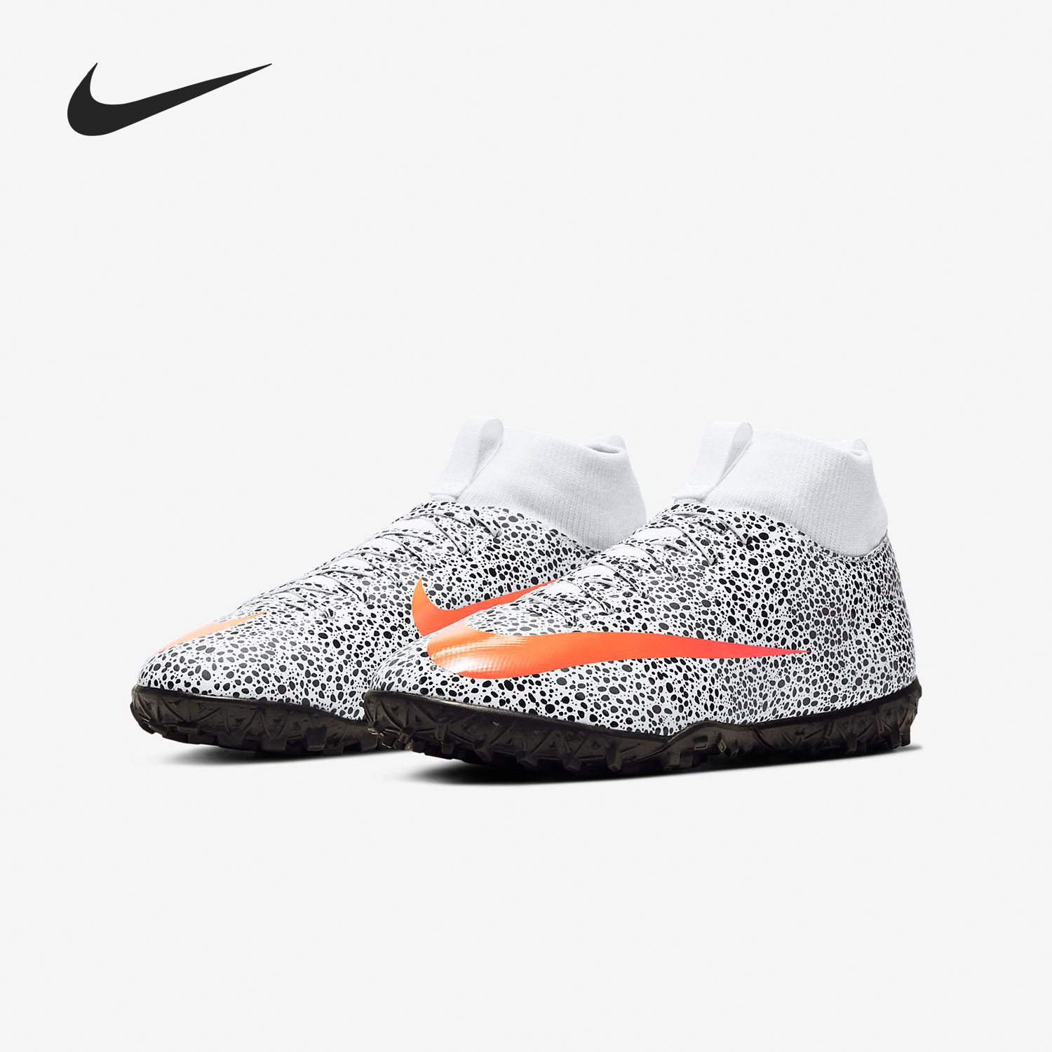 Nike/耐克正品新款13足球鞋C罗雪豹复刻儿童 碎钉人草球鞋CV3187