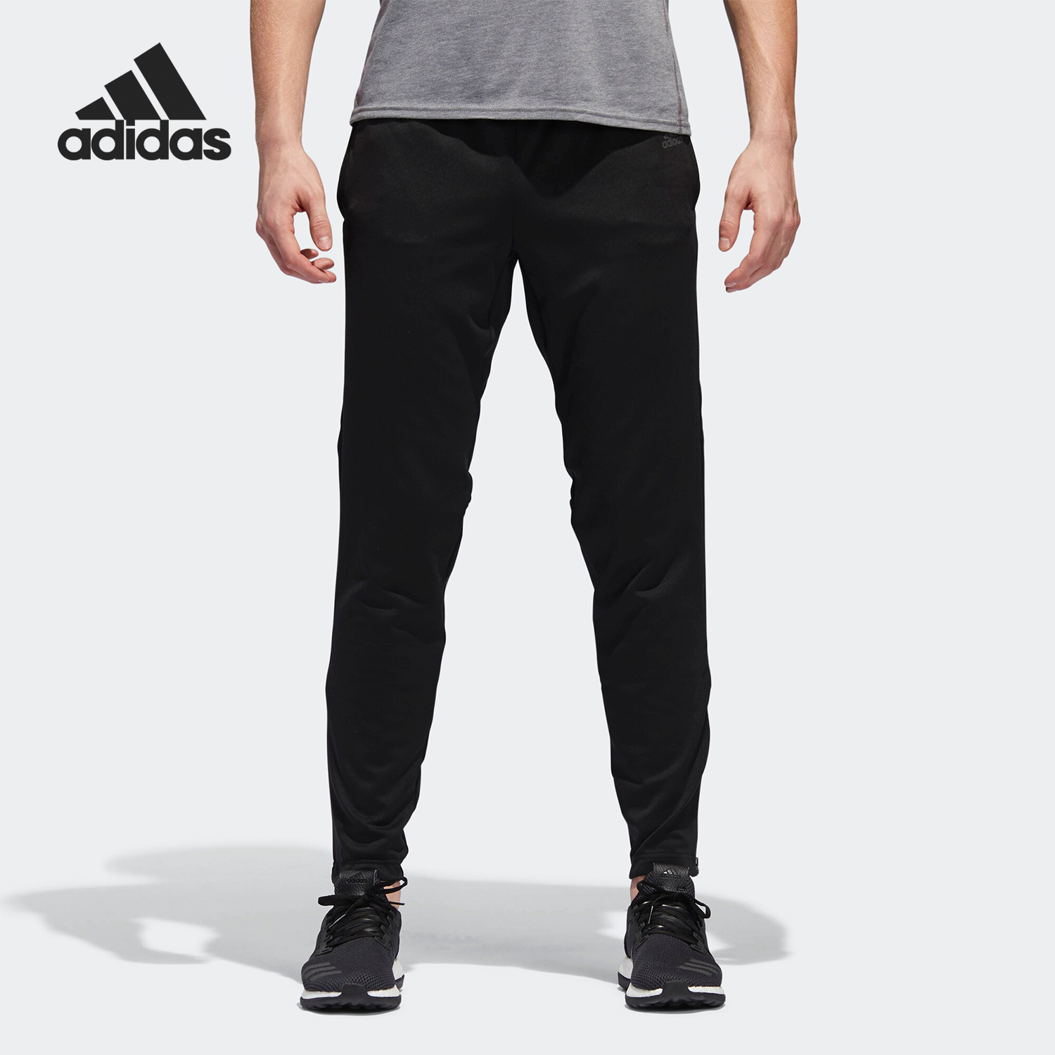 阿迪达斯男子跑步运动长裤