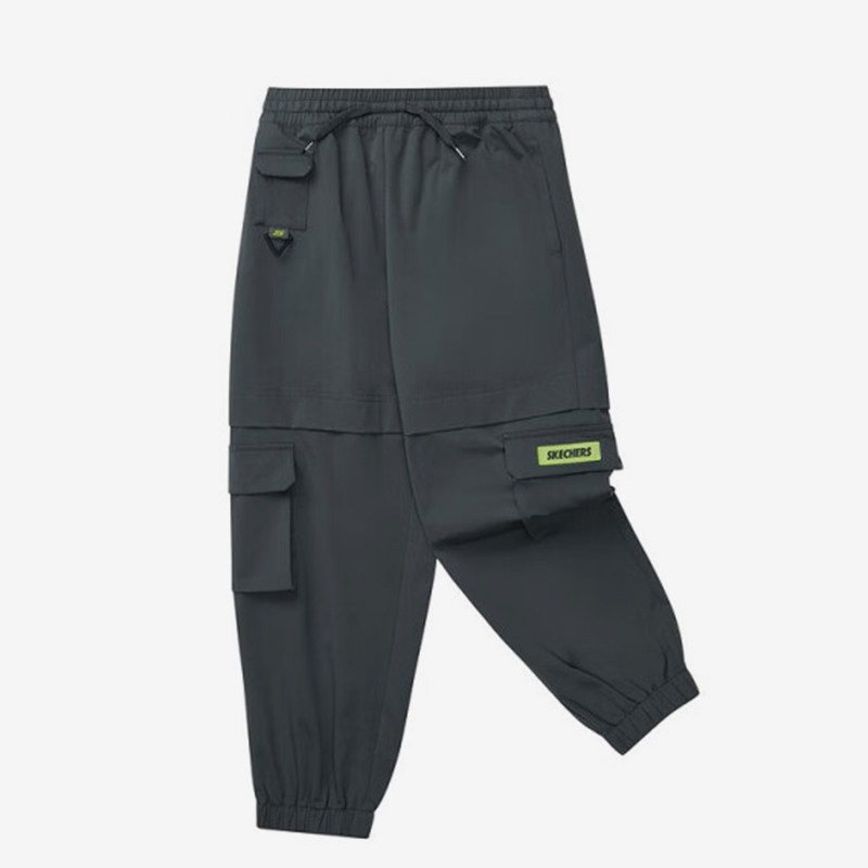 Skechers/斯凯奇正品新款儿童休闲工装时尚运动梭织长裤,童装/婴儿装/亲子装,裤子,淘宝优惠券,粉丝福利购,淘宝优惠卷