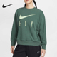耐克正品 冬季 新款 Nike 女士印花大勾透气运动卫衣FQ6036 338