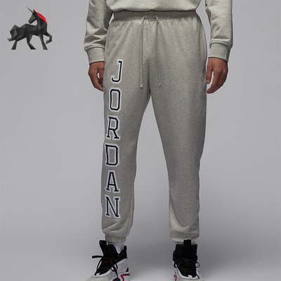 耐克男士字母运动休闲束脚长裤