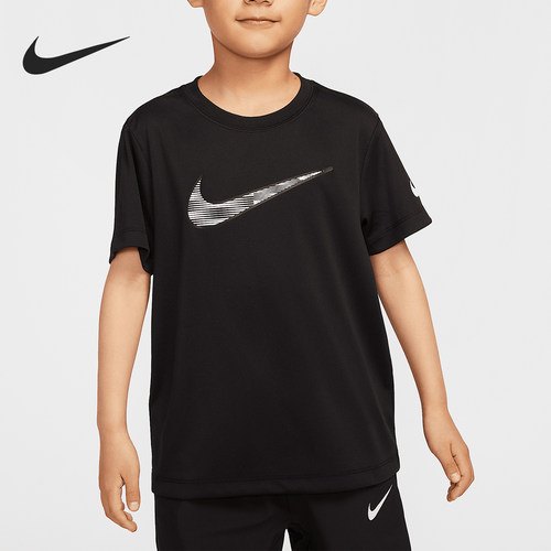 Nike/耐克正品Dri-FIT Trophy小童圆领透气短袖IB8224-010