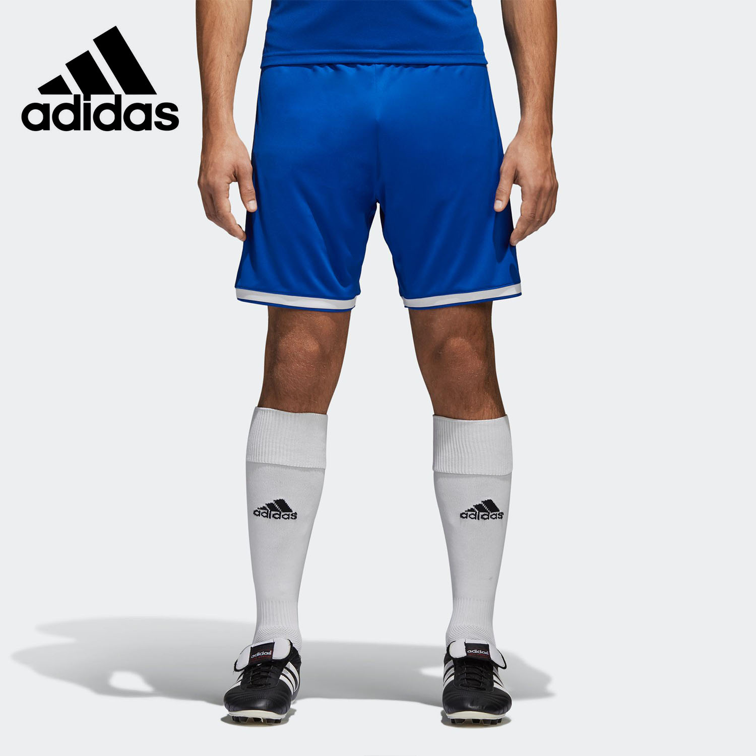 阿迪达斯男子足球针织训练短裤