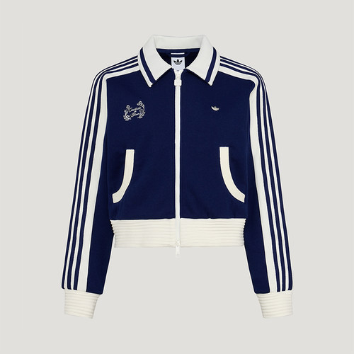 Adidas/阿迪达斯正品三叶草女士时尚针织短款轻盈夹克外套KY2150