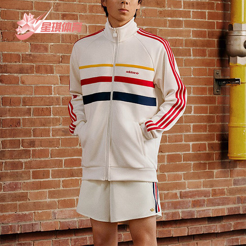 阿迪达斯男士运动休闲宽松外套