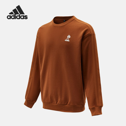 Adidas/阿迪达斯正品圆领套头卫衣新款男女经典休闲卫衣JZ5069