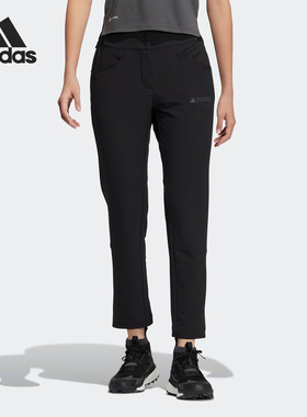 Adidas/阿迪达斯正品春季新款女子休闲运动梭织长裤IC7987