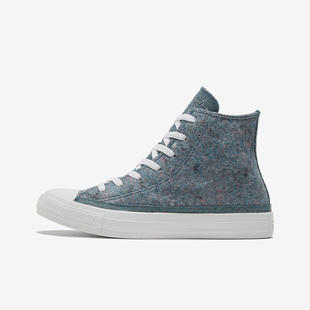 帆布鞋 系带环保绒面休闲高帮男女款 169419C 新款 Converse匡威