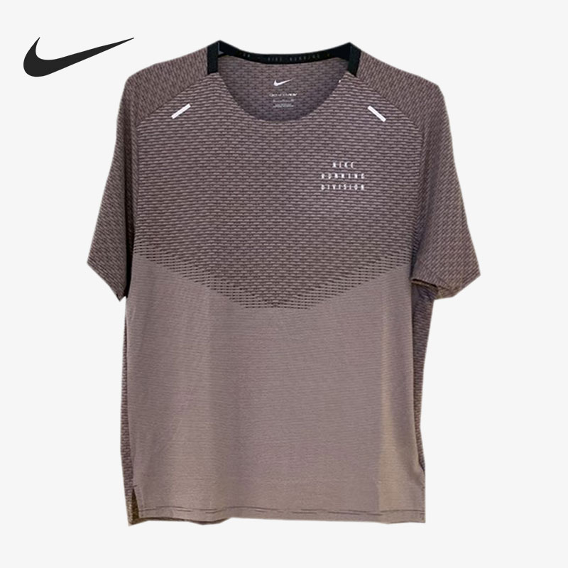 Nike/耐克官方正品男子透气吸汗跑步训练运动短袖T恤 DD4796-011-封面