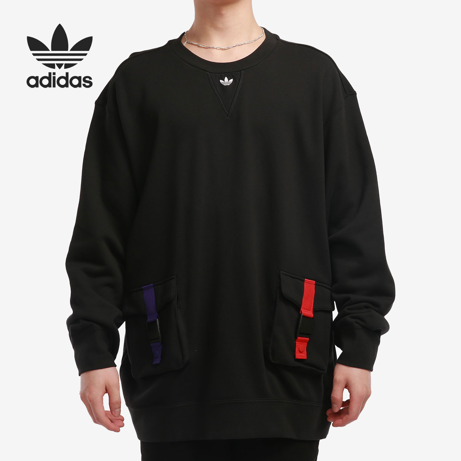 三叶草2021年夏季男子休闲卫衣