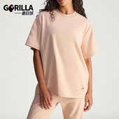 Adidas JW4525 TEE女士透气宽松针织休闲短袖 阿迪达斯正品 LOGO