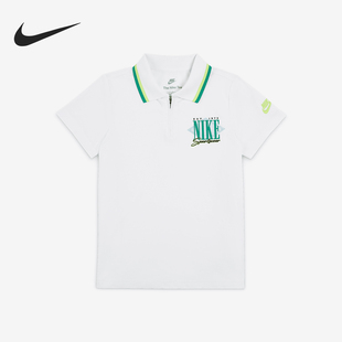 款 夏季 耐克正品 100 休闲短袖 II3511 小童翻领简约透气经典 Nike