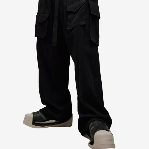 Adidas阿迪达斯正品运动裤男阔腿宽松松紧水洗运动长裤JD9799