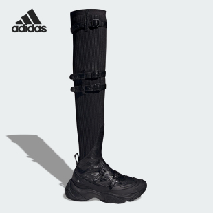 Adidas/阿迪达斯FOS BOOTS女士运动耐磨时尚高帮过膝靴JQ9382