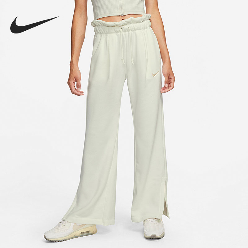 Nike/耐克正品秋季新款女子舒适休闲阔腿分叉长裤DQ6169-133