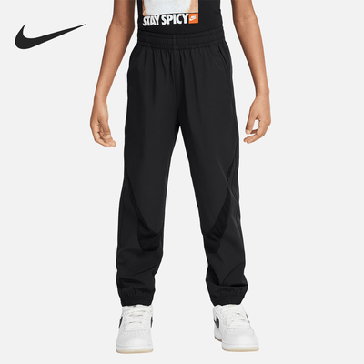 Nike/耐克正品Swoosh小童轻盈网眼布独特梭织长裤IM4481-010