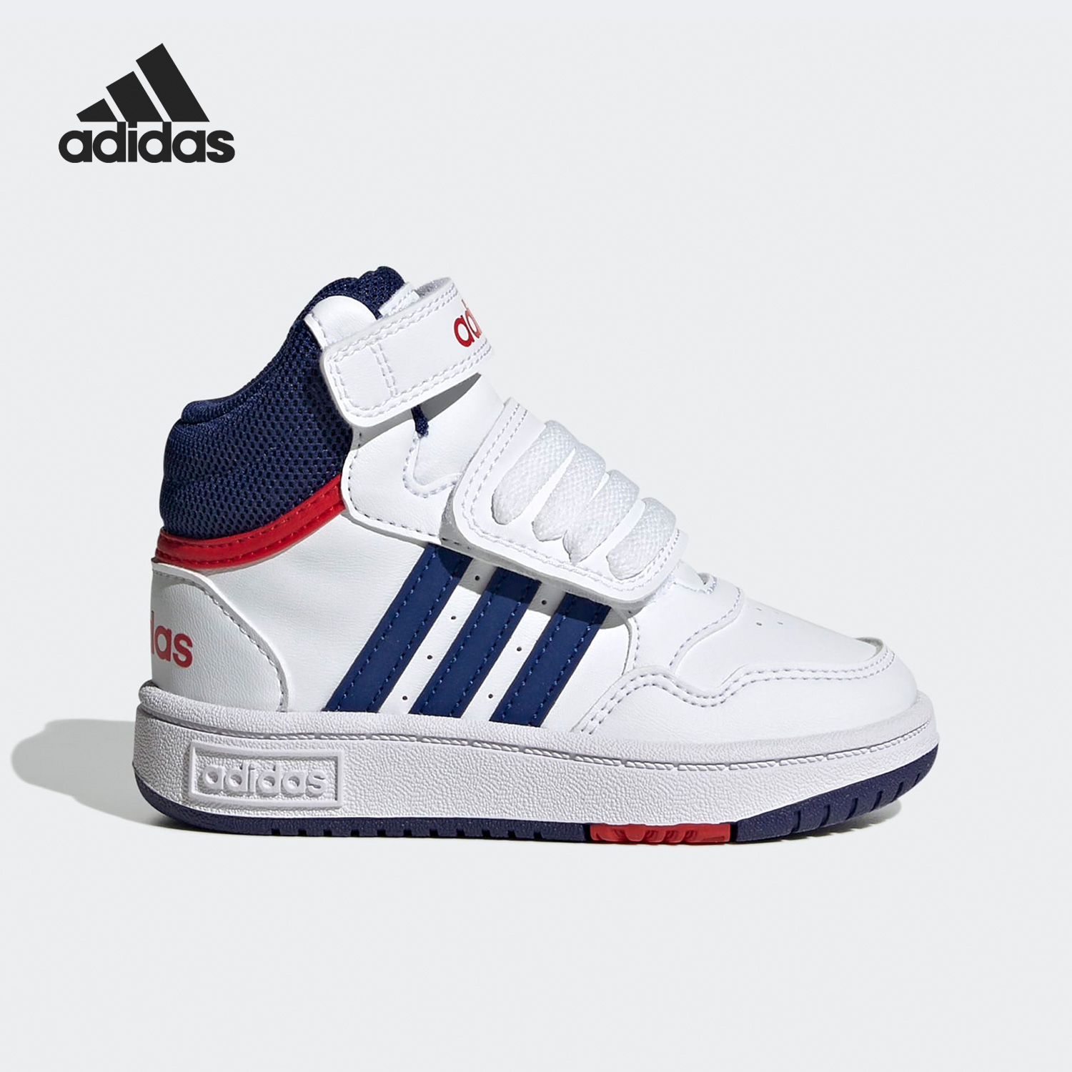 阿迪达斯正品婴童中帮运动鞋