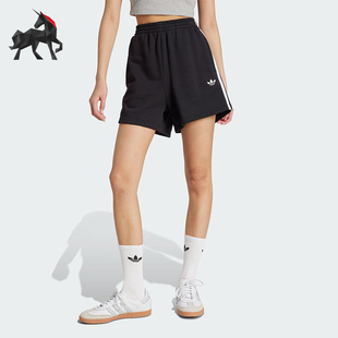 Adidas 三叶草女士运动宽松经典 日常透气短裤 JW5109 阿迪达斯正品