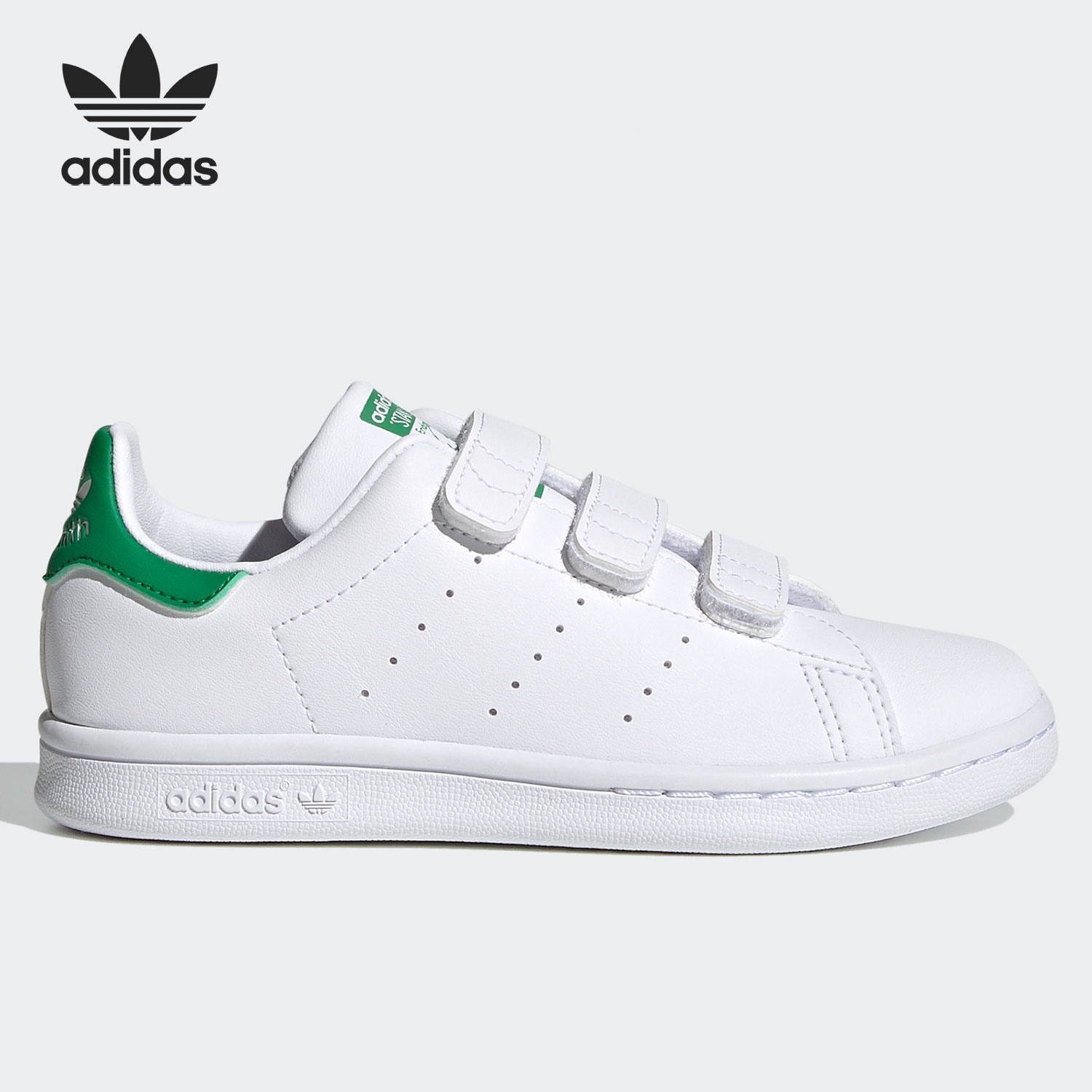 阿迪达斯史密斯大童运动鞋