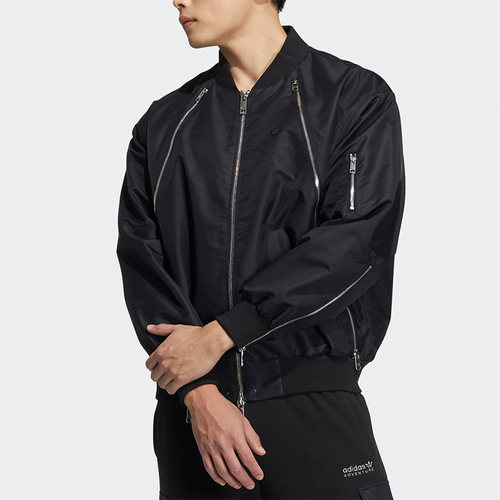 Adidas/阿迪达斯正品三叶草休闲男子时尚运动训练外套 HL6492