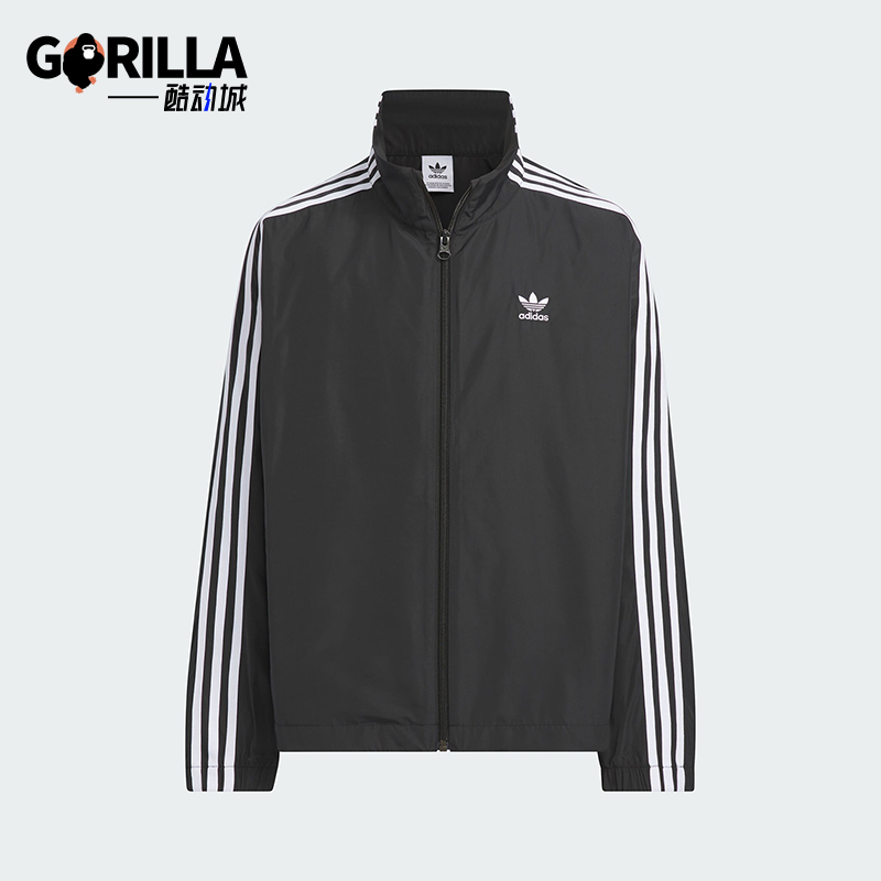 阿迪达斯新款大童运动夹克外套