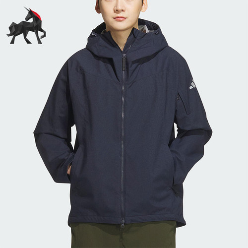 Adidas/阿迪达斯正品CITY ESCAPE男士运动宽松连帽梭织外套JZ8757
