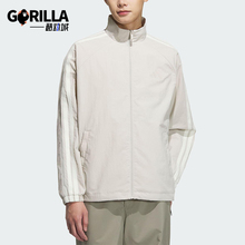 Adidas/阿迪达斯正品2025春款男士经典休闲插肩袖户外外套KC3894