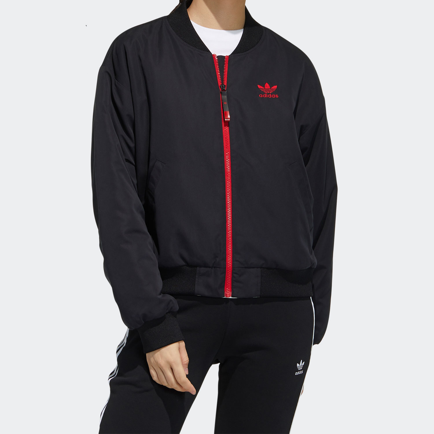 阿迪达斯女子运动保暖棉服