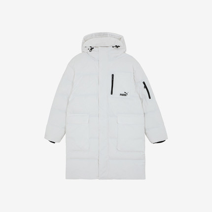 Puma/彪马官方正品秋季新款男女长款连帽保暖运动羽绒服625613-02