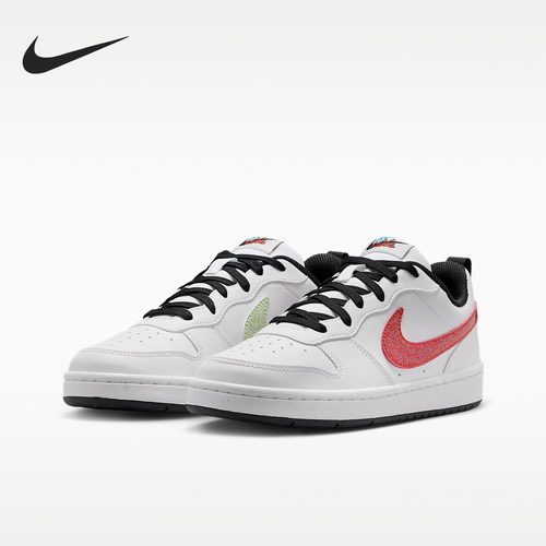 Nike/耐克正品Court Burrow GS女子大童耐磨板鞋IR1530-100