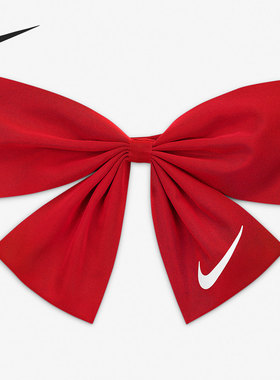 Nike/耐克官方正品女子可爱蝴蝶结发饰弹力头绳发带 CZ0545-657