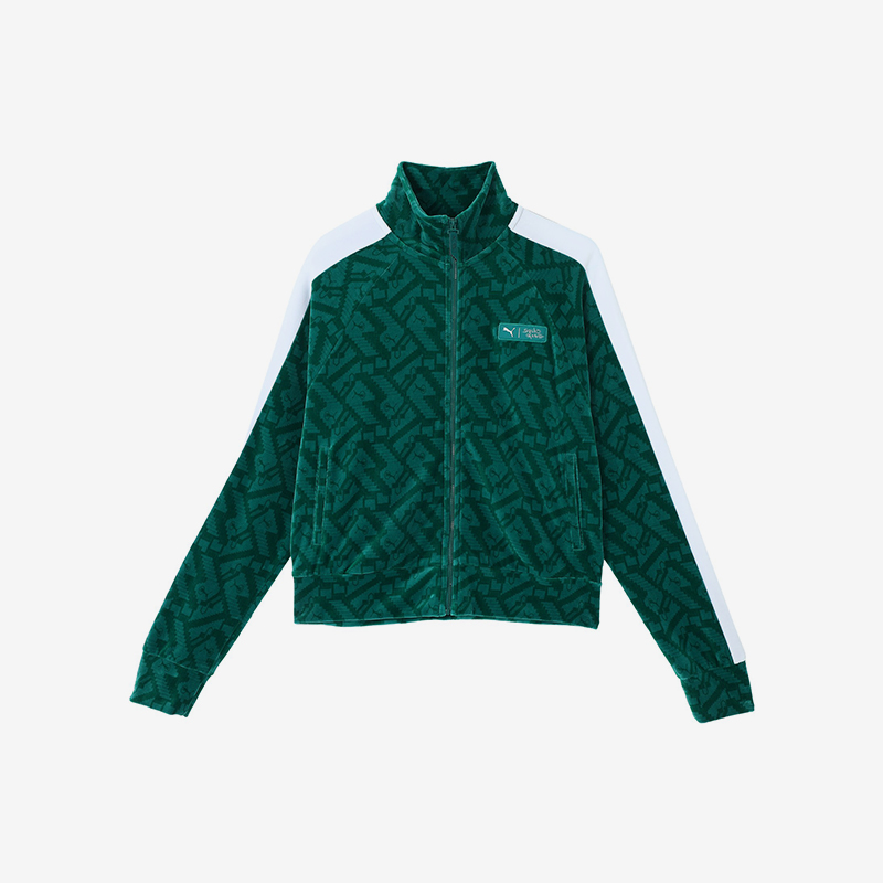 Puma/彪马正品新款女士复古潮流宽松印花夹克外套627432-86