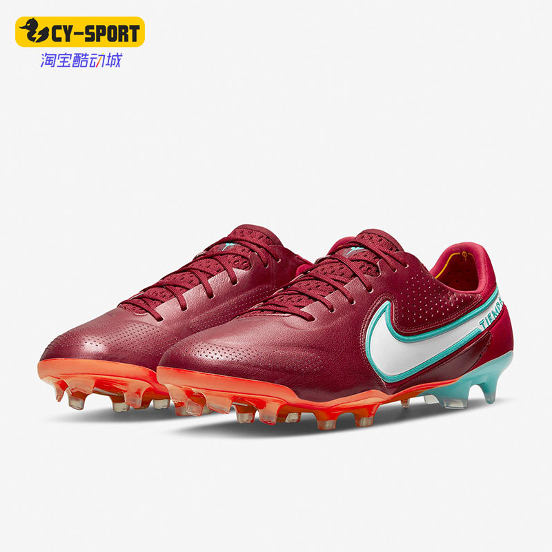 Nike/耐克正品传奇9 FG高端袋鼠皮长钉男子运动足球鞋 CZ8482-616