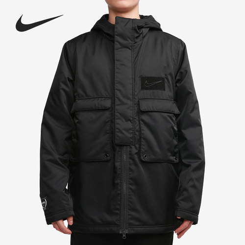 Nike/耐克正品 LEBRON 男子舒适连帽拉链休闲运动棉衣 CK6772