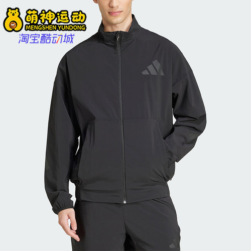 Adidas/阿迪达斯正品新款男士经典立领梭织时尚夹克外套JN9026