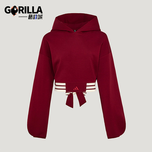 Adidas/阿迪达斯正品柔自贵系列新款女城市经典连帽卫衣KX4643