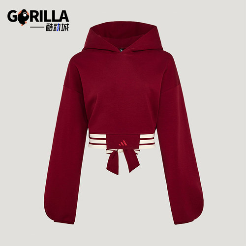 Adidas/阿迪达斯正品柔自贵系列新款女城市经典连帽卫衣KX4643