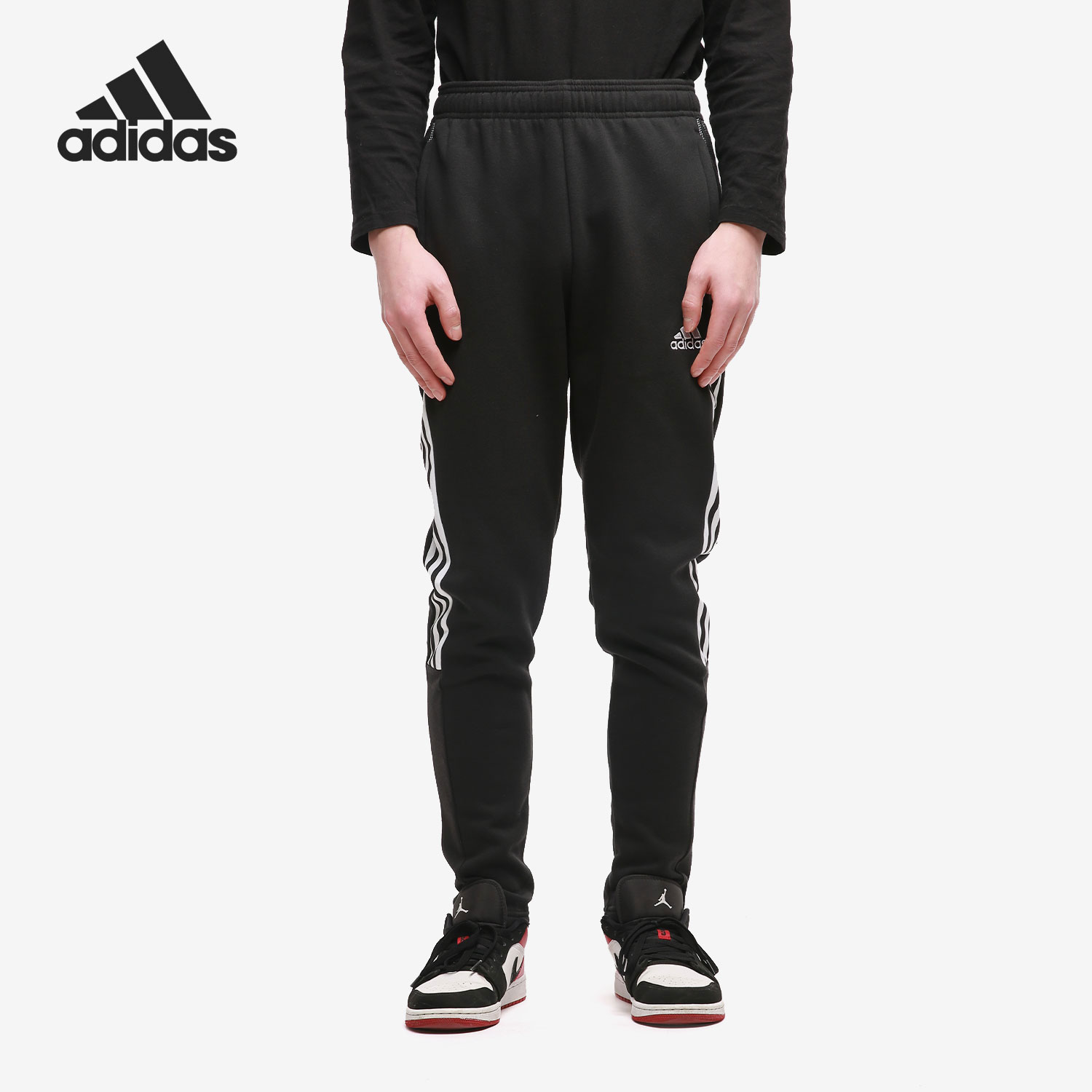 adidas足球训练gm7336休闲长裤