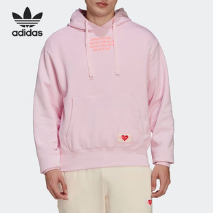 HI6017 男子三叶草运动连帽套头卫衣 Adidas 阿迪达斯正品