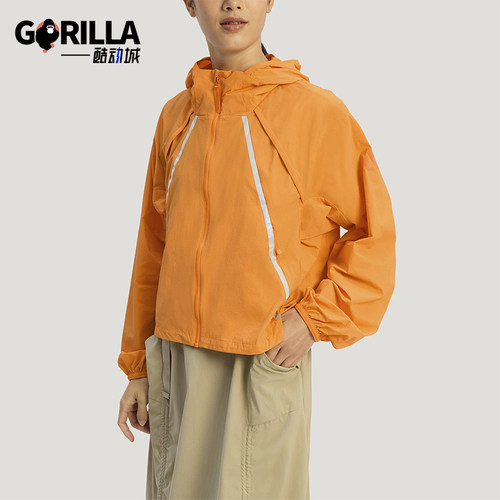 Adidas/阿迪达斯正品XPLORIC JACKET女士防风户外夹克外套KD4375