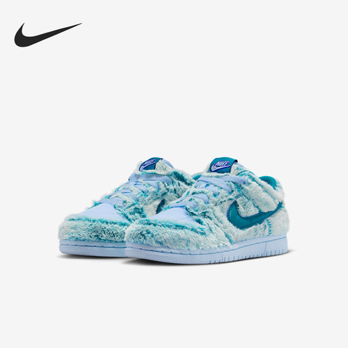 Nike/耐克正品Dunk Low小童日常毛绒休闲运动鞋IM7170-441