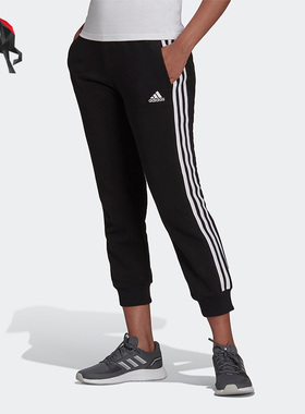 Adidas/阿迪达斯正品夏季透气训练女子三条杠运动长裤 HD4309